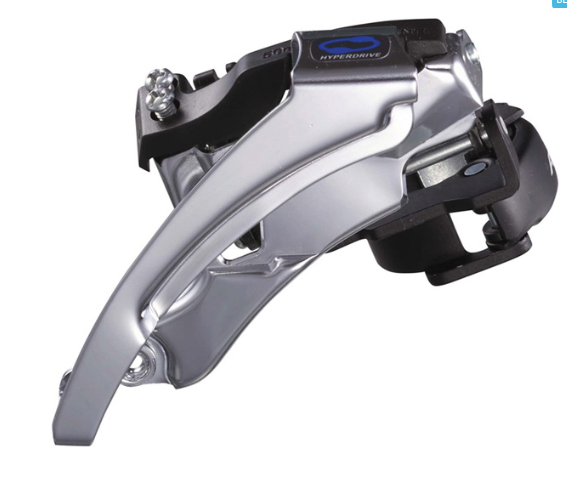 FD-M310 Altus 8-speed front derailleur, top swing, 42-48T, 66-69 deg